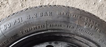 Náhradné rezervné koleso ALFA ROMEO 147 5x98 125/80 R15. - 6