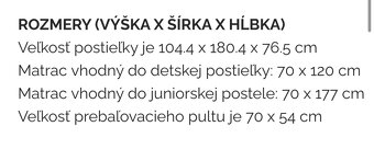 Maxi kombi detská postieľka - 6