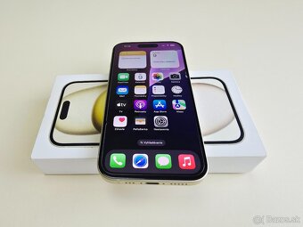 APPLE iPHONE 15 128GB TOP STAV, BATERKA 100% TOP STAV - 6