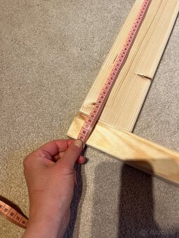 Drevena zabrana na postel, vyska 40cm, dlzka 67cm - 6