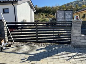 Hliníkové a oceľové brány a  ploty na mieru - 6