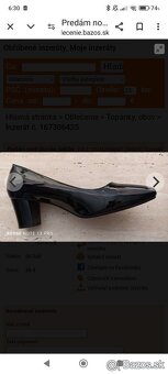 Predám dámske lodičky veľkosť:41 - 6