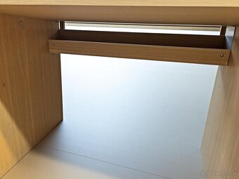Predám písací stôl 140x65 MALM - 6