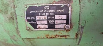 Kompresory Orlík, 70l. a 100l. nádrže, elektromotory. - 6
