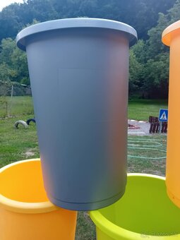 50 Litrové plastové vedrá - kvalitný plast - 6