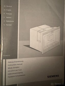 Vstavaný Kávovar Siemens - 6