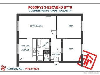 Čiastočne zrekonštruovaný 3-izbový byt, centrum mest… - 6