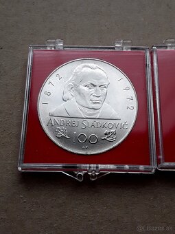 Mince Československo, vývozná sada Sládkovič 100 + 20 kčs - 6