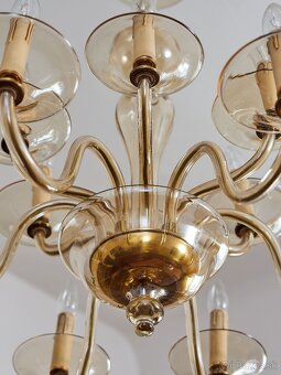Murano skleněný lustr 1970 - 6