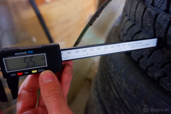 13" Hlinikové disky 4x100 so zimnými pneu - 6