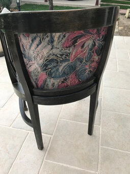 čierne kreslo- stolička - 6