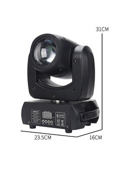 Predám 2ks Mini Rotačne hlavý beam spot 120 W - 6