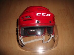 Predám hokejovú prilbu/helmu CCM Res 300 + plexi - 6