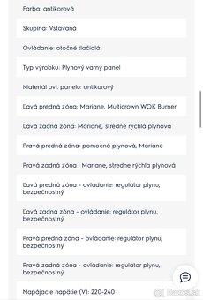 Plynová varná doska - 6