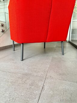 Kreslo IKEA EKERÖ - červená - 6