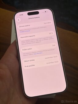 iPhone 17 Pro 256gb Silver top stav - 6