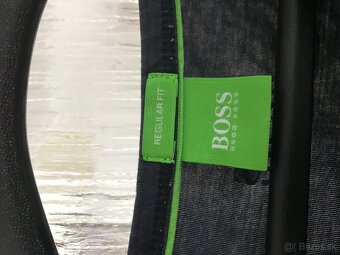 HUGO BOSS originál modre pánske tricko L - 6