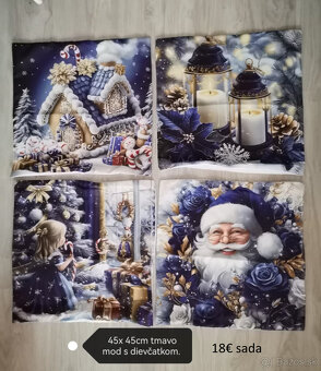 Vianočne obliečky 45 x 45cm NOVE - 6