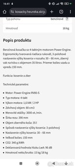 Benzínová kosačka - 6