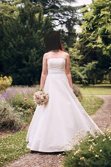 Predaj svadobné šaty s vlečkou - 6