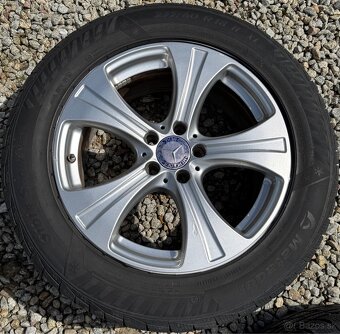 Mercedes Benz disky r18, 5x112 + zimné pneu Matador - 6