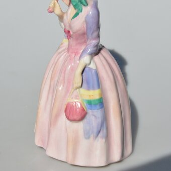 Royal Doulton Starožitná zberateľská porcelánová soška Dáma - 6