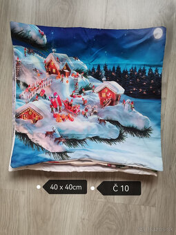 Obliečky na vankuš 40 x 40cm, Vianoce NOVE - 6