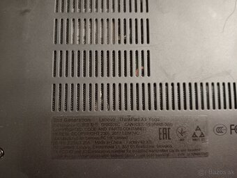 predám nefunkčný notebook Lenovo Thinkpad X1 YOGA - 6