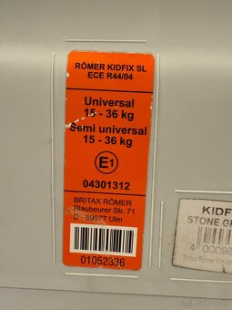 Romer Kidfix SL 15-36 kg - 6