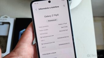 Samsung Galaxy Z Flip 6 modrý 12/256GB - aj vymením - 6
