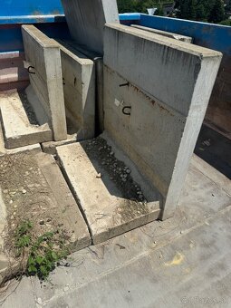 Betónové Elka, Oporný múr, spevnenie svahu - 6