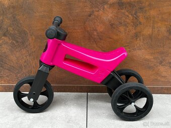 Odrazadlo FUNNY WHEELS Rider SuperSport 2v1 ruzova-malina - 6
