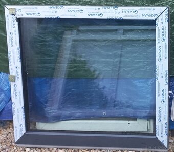 Predám fix okna:114 x 55,119 x 69,106x54,107x95, antracit - 6