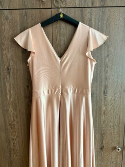 dámske spoločenské zlaté šaty veľ.42 -XXL - 6
