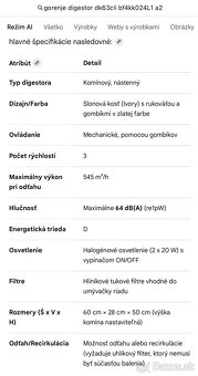 Predam digestor Gorenje DK63CLI bezovy /aj ako retro dizajn - 6