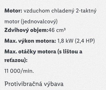 Benzinova motorova pila - 6