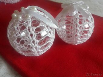 Hačkované ozdoby na stromček - 6