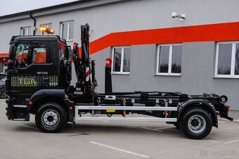 MAN 15.250 NOVÝ HÁKOVÝ NOSIČ KONTAJNEROV + HYDRAULICKÁ RUKA - 6