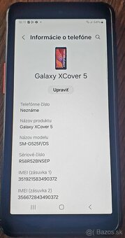 Samsung Galaxy XCover 5 4GB/64GB vymeniteľná baterka - 6