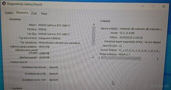 RTX 3080TI I5 11600KF 32GB RAM Predám herný počítač. - 6
