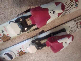Detské dievčenské lyže 93cm - 6