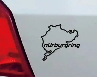 Autonalepky nalepky na auto sport mind nurburgring  wrc - 6