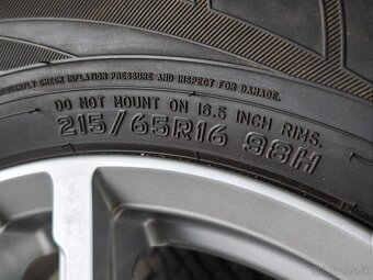 Alu disky 5x114,3 r16 zimné pneumatiky 215/65 r16 Falken 8mm - 6