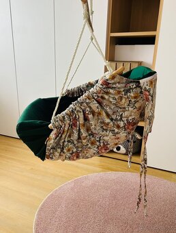 Hojdačka, zavesne kreslo, kolíska na uspavanie detí, kidvak - 6