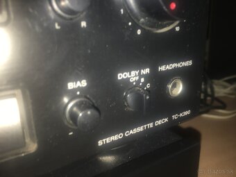 Sony TC-K390 tape deck a Denon zosilovač - 6