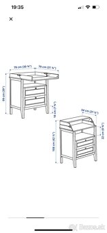 Prebalovaci stol/ komoda SUNDVIK - 6