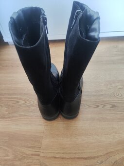 Čižmy dievčenské mierne zateplené veľkosť 36 37 - 6