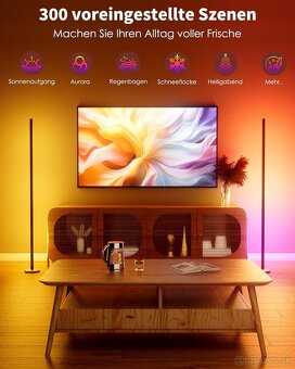 RGBIC LED stojacie lampy (170 cm) s diaľkovým - sada 2ks - 6