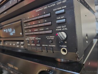 SONY Hifi zostava TA-F319,TC-K370, CDP-497 - 6