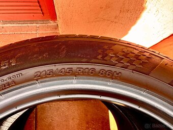 215/45 R16 letné pneumatiky 2 kusy - 6